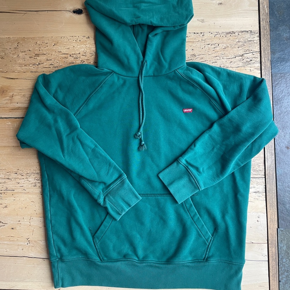 Levi’s green hoodie